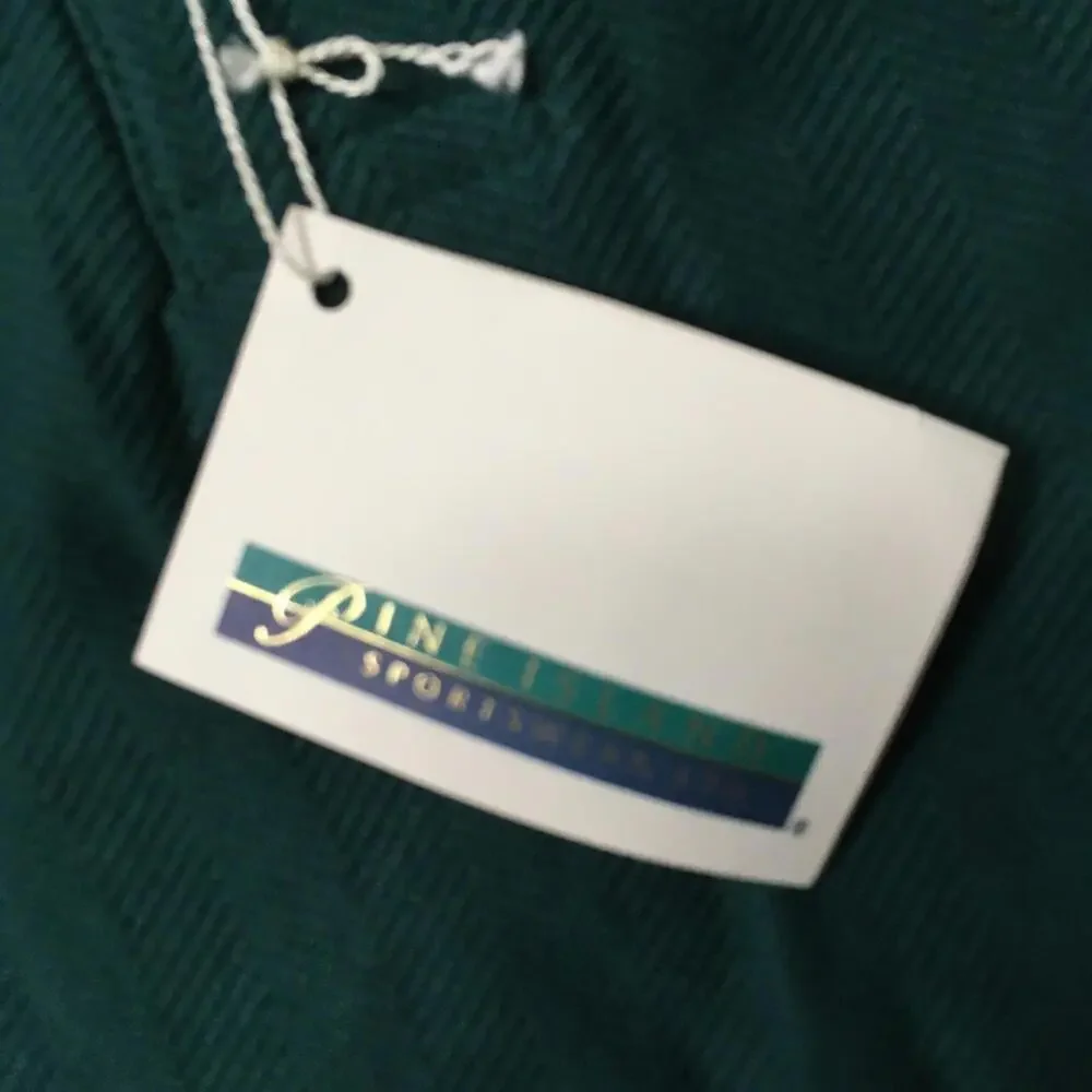 Polo Shirt Green Size Medium Men’s Shirt Button Up 3COM INFORMATION EMBROIDERED - Picture 4 of 12